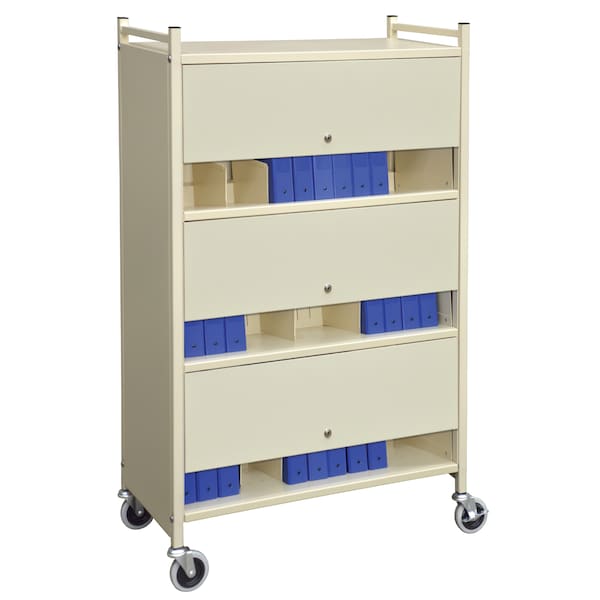Hippa Compliant Versa Chart Rack/ Binder Strg, Beige (45 Chart Capacit